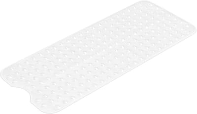 Grote Antislip Badmat met Zuignappen - Transparante PVC Badmat voor Bad en Douche (100 x 41 cm)
