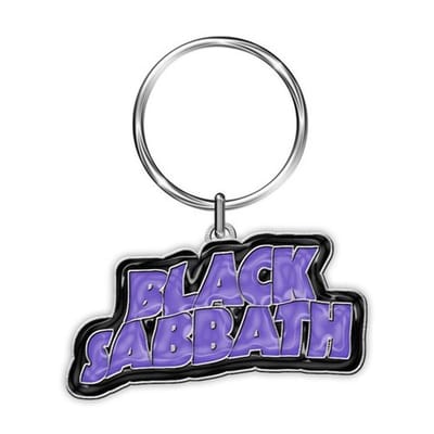 Black Sabbath - Logo Sleutelhanger - Paars