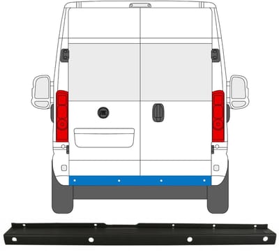 Achterbumper PDC voor Fiat Ducato 2018-