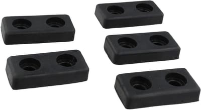 Rubberen Voetbumpers - Schokdempers Pads - Apparatuur Stabiliseren - Effectieve Vibratiecontrole - 70 x 35 x 15 mm - Zwart