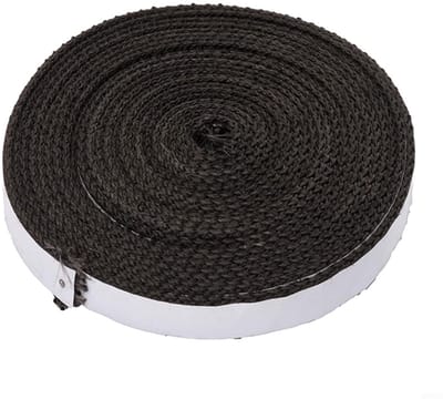 Dailygoods- Afdichtingstape Platte - Afdichtingsband - Hittebestendig - Zelfklevend - Glasvezel - Lengte 4,6 m - Afdichtkoord