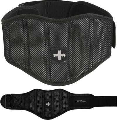 Harbinger - Firm Fit™ Fitness Riem - Gewichthefriem - Core Riem - Sport Riem - Fitness Riem - Maat S - Zwart