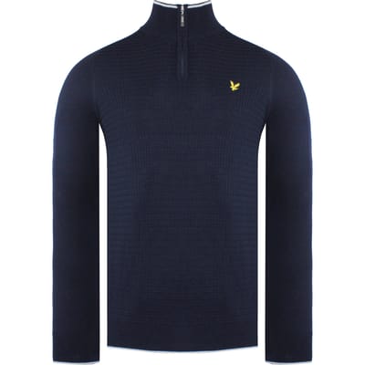 Lyle & Scott Merino Golf Heren Navy Trui