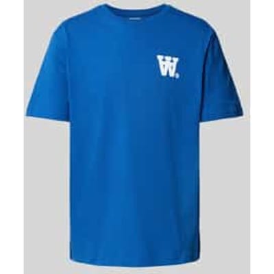 T-shirt met logoprint, model 'Ace'