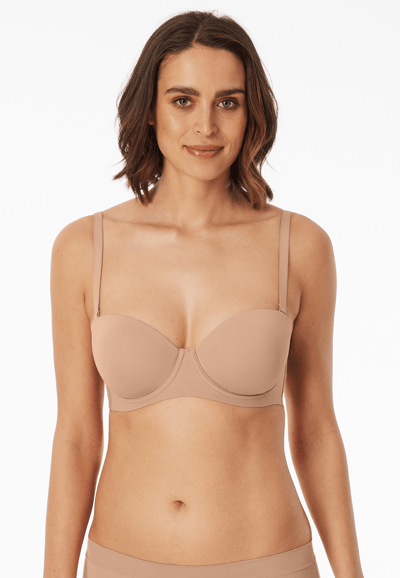 Bandeau-BH met afneembare bandjes en glijdende cups - Unique Micro 75A