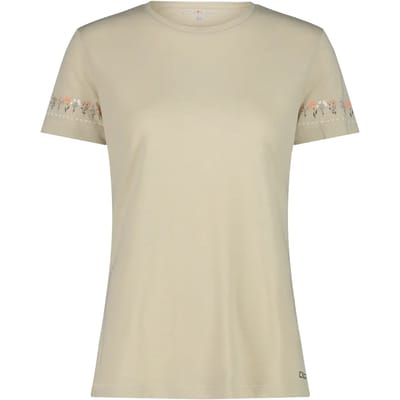 Dames T-shirt met ronde hals van merinowol CMP