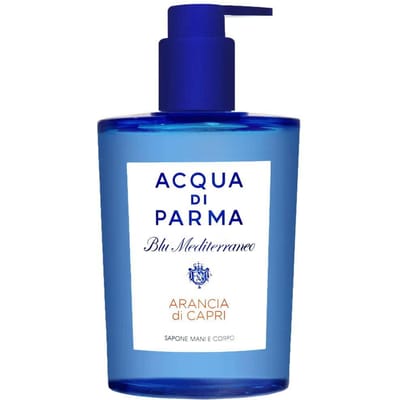 Acqua di Parma, Blu Mediterraneo Arancia di Capri, Nettoyant, Savon Liquide, Pour le Corps & les Mains, 300 ml