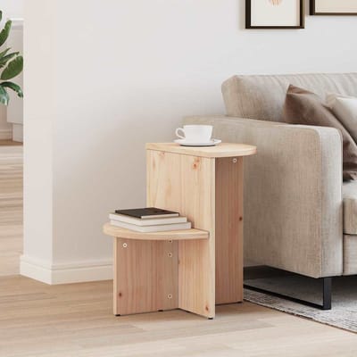 vidaXL - Salontafel - Naturel - 50 - x - 40 - x - 50 - cm - Massief - grenenhout