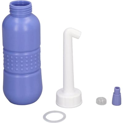 Bidet portable 450 ml, pulvérisateur à main avec buse anti-poussière pour la maison