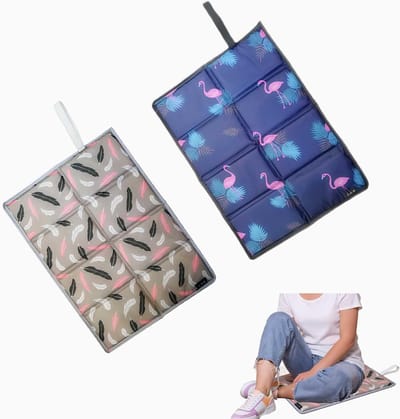 Comfortabele en Praktische Vouwbare Tuinkussens – Waterdicht Zitkussen voor Camping, Picknick, Wandelen en Sport – Set van 2 Stuks