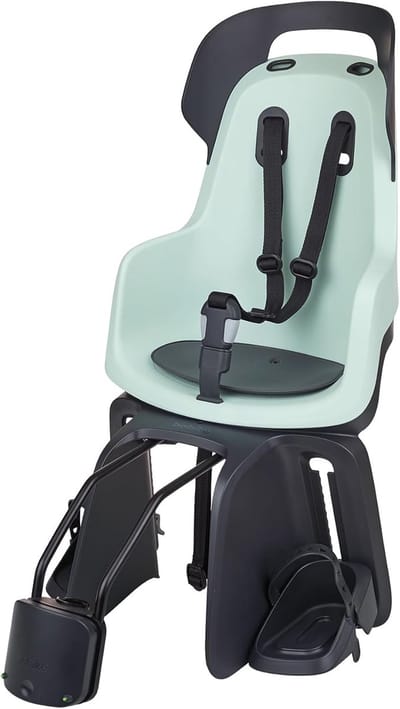 Kinderzitje Mini Exclusive achter voor fiets, Urban Black - Uniseks