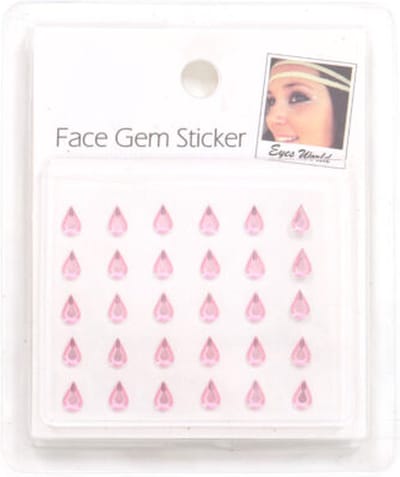 Glitters - Face en Body Opplak Steentjes - Roze - Groot en Klein