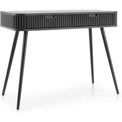Selsey Zova - Kaptafel met twee lades 110 cm - Zwart