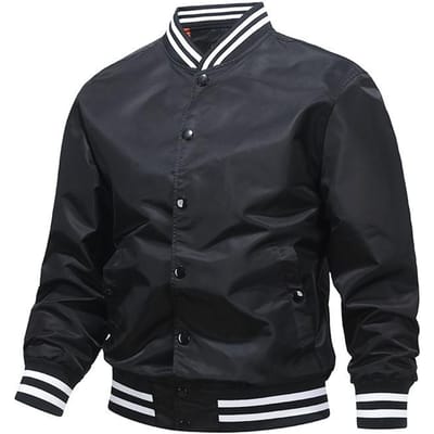 Baseballuniform Heren Lente en Herfst Amerikaanse Bomberjack Heren en Dames Zelfde Stijl Koppeljack Ins Trendy Werkjack XXL black