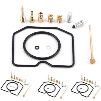 4 Sets Carburateur Revisieset Carb Reparatieonderdelen Geschikt voor Suzuki GSF600S Bandit 19962003 white