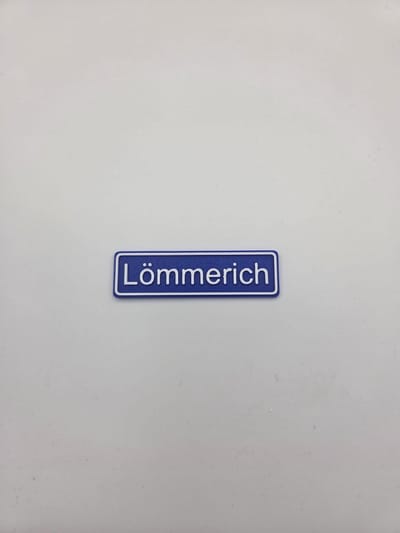 3D plaatsnaam speldje Lömmerich