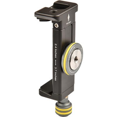 Andoer – support de trépied à pince pour support de smartphone, avec support Arca Swiss Standard, triple filetage de 1/4 de pouce noir