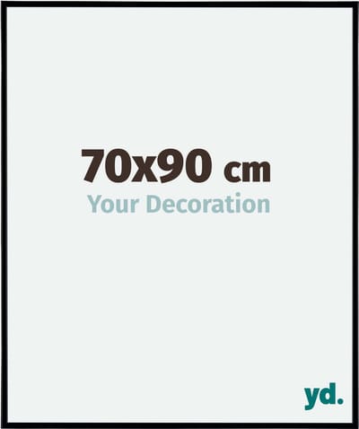 Your Decoration - Fotolijst 70x90 cm - Kunststof - Zwart Mat - Evry