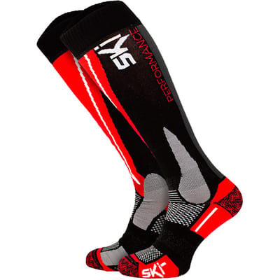 Technische Sk socks | COMODO | Hoge Prestaties Knie-Hoge Snowboardsokken | Heren & Dames - Rood