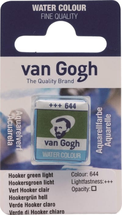 Aquarelverf - 644 Hookersgroen Licht - van Gogh - Napje