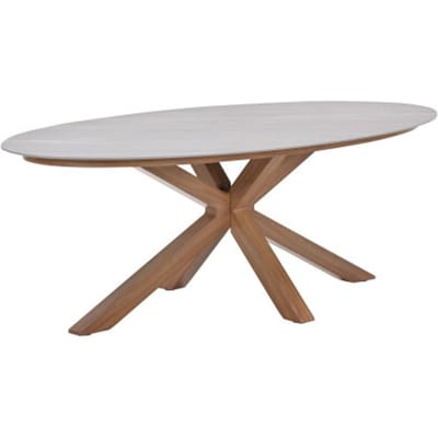 Garden Impressions Scotland tafel 230x115 cm light teaklook centostone napoli sand