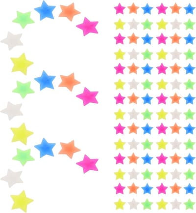 Fiets Spaakclips - Wieldecoratie Sterren - Kinderfiets Versieren - Snelle Bevestiging - 144 Stuks - Diverse Kleuren