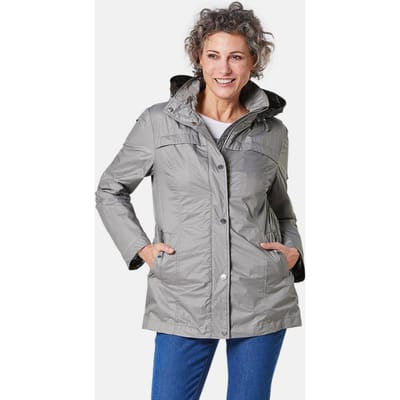 Licht jack met vele details - grijs - Gr. 40 van Goldner Fashion