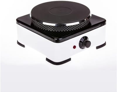 Elektrisch Kookplaat - Apparaat Plaat - Snel Koken - Gemaakt in Italië - Ø220mm - Wit