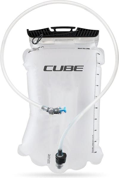 Cube Hydratatiezak Backpack - 2 L - Hydratatieblaas - Backpack hydratatie - Fietszak - Waterzak Tas - Watertas Fiets - TPU - Transparant