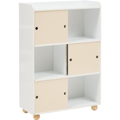 Eazy Living Boekenkast 3 Deuren Elina Wit