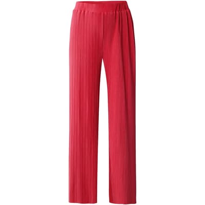 Damesbroek met elastische taille en wijde pijpen Mexx