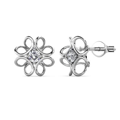 Daffodil Parures - Zilver en Kristal