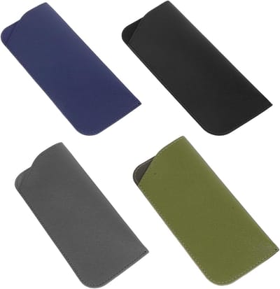 Brillenkokers PU Leer - Brillenhouders Zonnebril - Veilig Opbergen - Krasbestendig Zacht - 17.7 x 7.7 cm - Diverse Kleuren