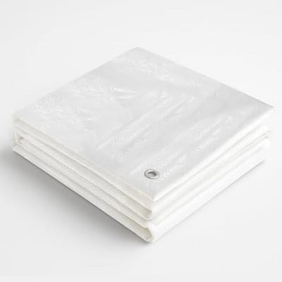 Professionele Tarpaulin 180 g/m², UV-bestendig, 4 m x 4 m, Veelzijdig Gebruik voor Tuin en Bouw