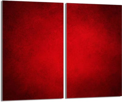 TMK ArtDeko - Snijplank - 2x30x52 cm - Rode Glasplaat - Veelkleurig