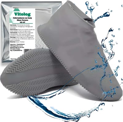 Vitolog Serie - Waterdichte Schoenovertrekken - Maat M - Antislip - Duurzaam