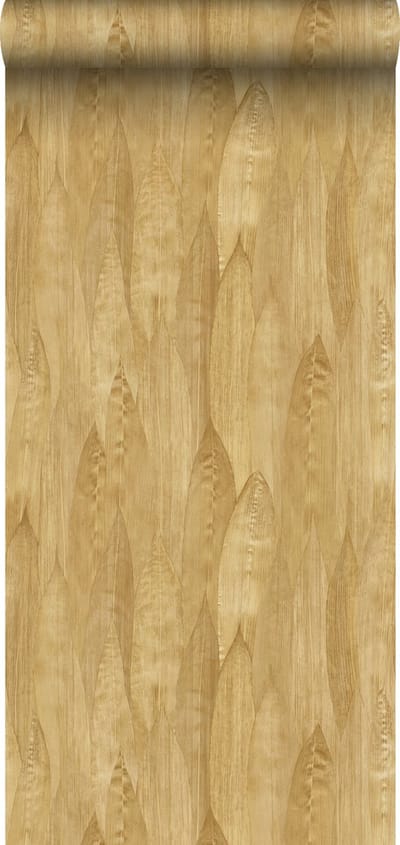 Origin Wallcoverings behang bladeren okergeel - 50 x 900 cm - 347809