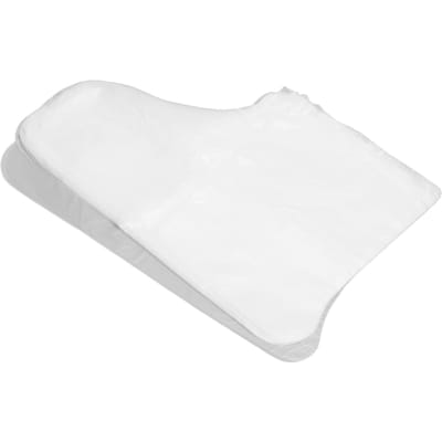 100 Stuks Wegwerp Voetmaskers Plastic Hydraterende Schoonheidsvoetmaskers voor Huidverzorging Acupunctuur Winkel white