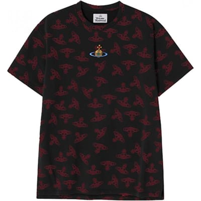 Vivienne Westwood 3i01000s J0079 N303 T-shirt Homme à Manches Courtes Monogramme Orb Of Logo 3I01000S J0079 N303 (S)