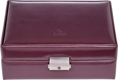 Sacher Sieradendoos New Classic Jewellery Case Britta Bordeaux Wijnrood