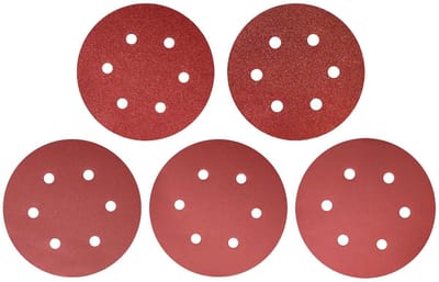 Cosensi- Schuurpapier Set 150mm - Schuurpapier Driehoek - Schuurpapier Fijn - Schuurpapier 40/80/120/180/240 - 50 Stuks - Hoogwaardige Achtergrondpapier - Schuurdiscs