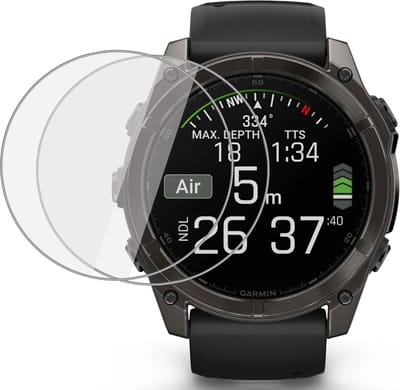 2x Screenprotector geschikt voor Garmin Fenix 8 47mm / Fenix 8 51mm / Enduro 3 - Folie Screen Protector