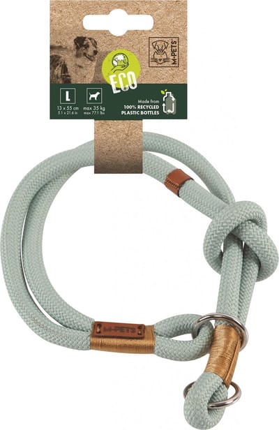 M-pets Hondenhalsband Eco 13 X 55 Cm Nylon Blauw Maat L