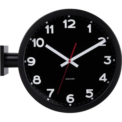 Wandklok New Classic dubbelzijdig | KARLSSON