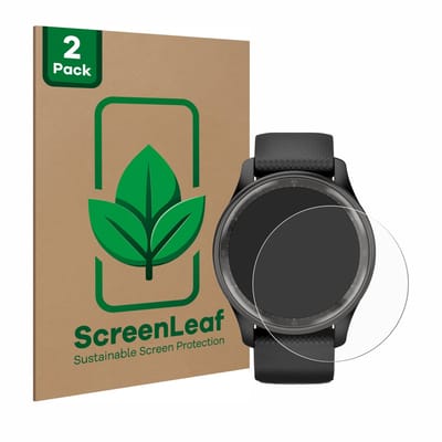 2 Stuks Screenprotector voor Garmin Vivomove Trend - Hoogwaardige Beschermfolie transparant