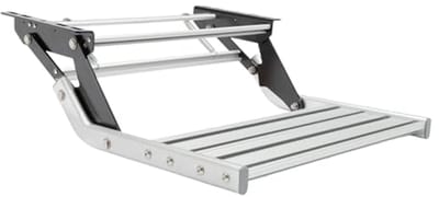 Handmatige caravantrede met dubbele trede - 55 cm - 150 kg draagvermogen voor campers en trailers