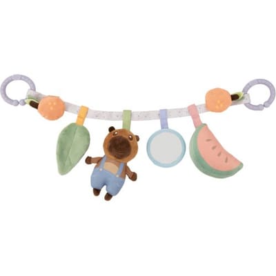 Activiteitenspiraal - Boxspiraal - Baby speelgoed - Pluche baby speelgoed - Kinderwagenketting 42cm