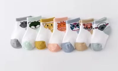 7 paar New born Baby sokken - Set babysokjes - 0-6 maanden - Effen Babysokken - Multipack - Kraamcadeau voor Jongen of Meisje - Babyshower Cadeau - Kraammand