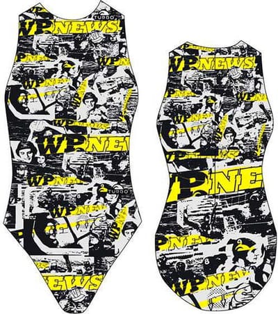 Turbo News Zwemkleding Zwart XL Vrouw