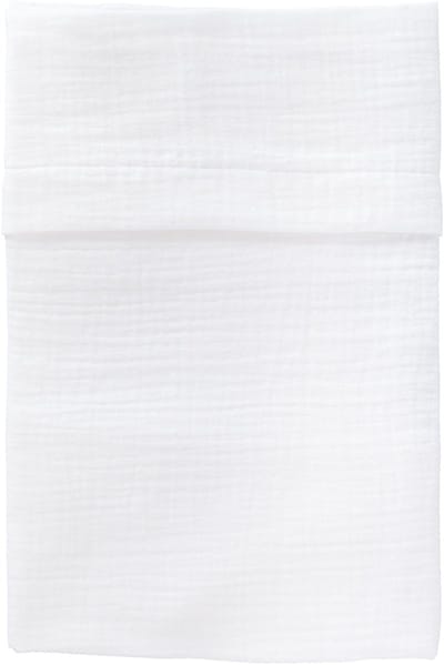 Cottonbaby wieglaken - Cottonsoft - wit - 75x90 cm